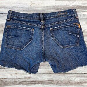 Y2K James Jeans Women Blue Denim Shorts 27 low rise cut off